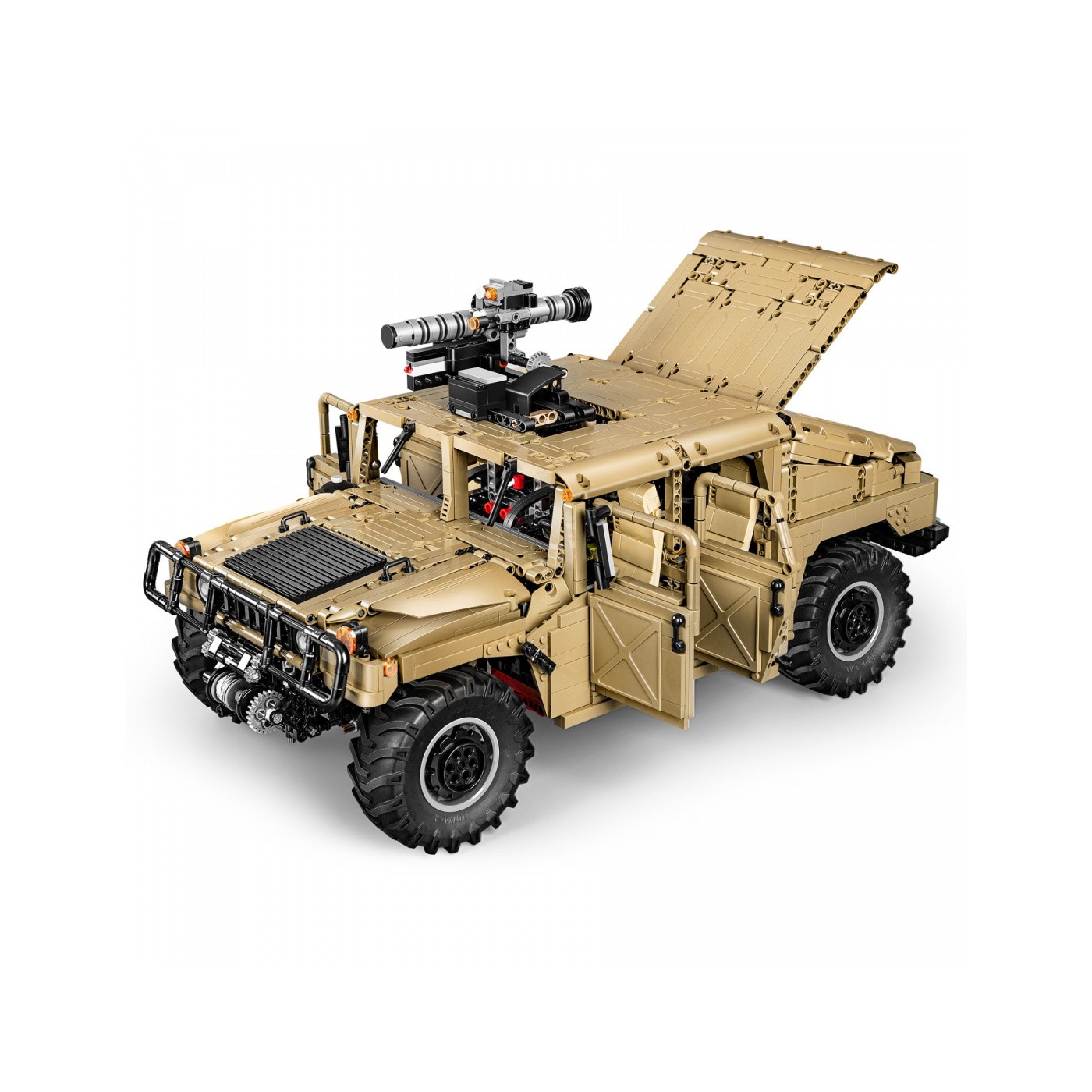 Technické bloky CaDA 3935 el. Vojenské vozidlo Humvee 1:8 pro děti 8+