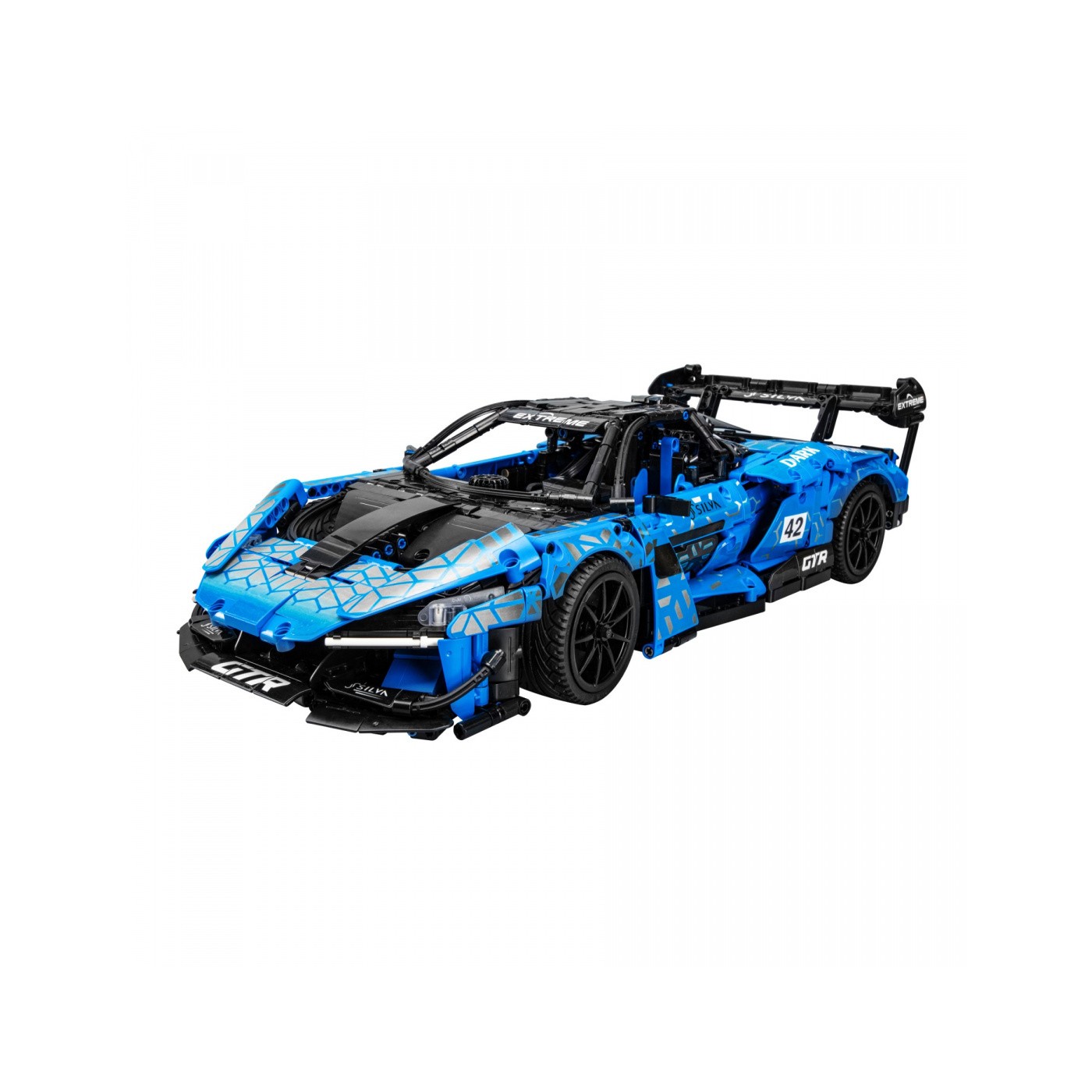 Technické bloky CaDA 2088 el. Závodní auto Dark Knight GTR pro děti od 8let
