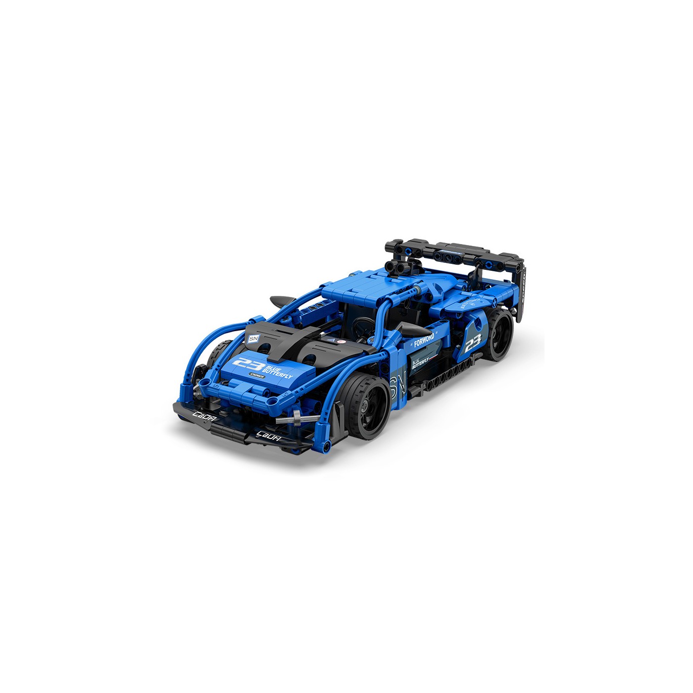 Technické bloky CaDA 380 el. shadowové sportovní auto s výsuvným pohonem pro děti 6+