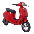 Automobilový skútr Retro 23 červená