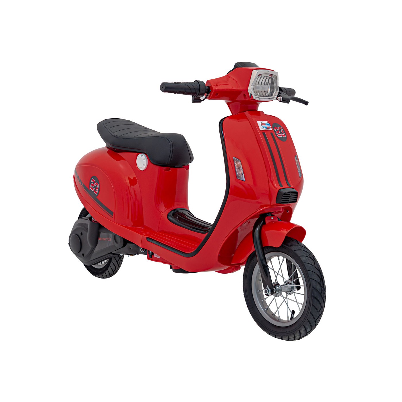 Automobilový skútr Retro 23 červená