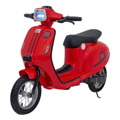 Automobilový skútr Retro 23 červená