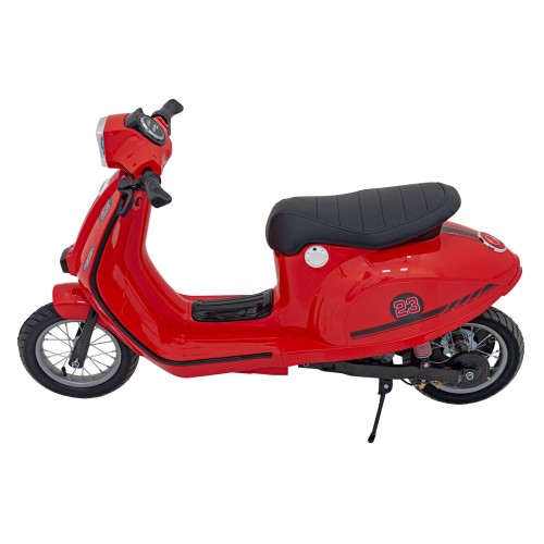 Automobilový skútr Retro 23 červená