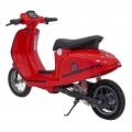 Automobilový skútr Retro 23 červená