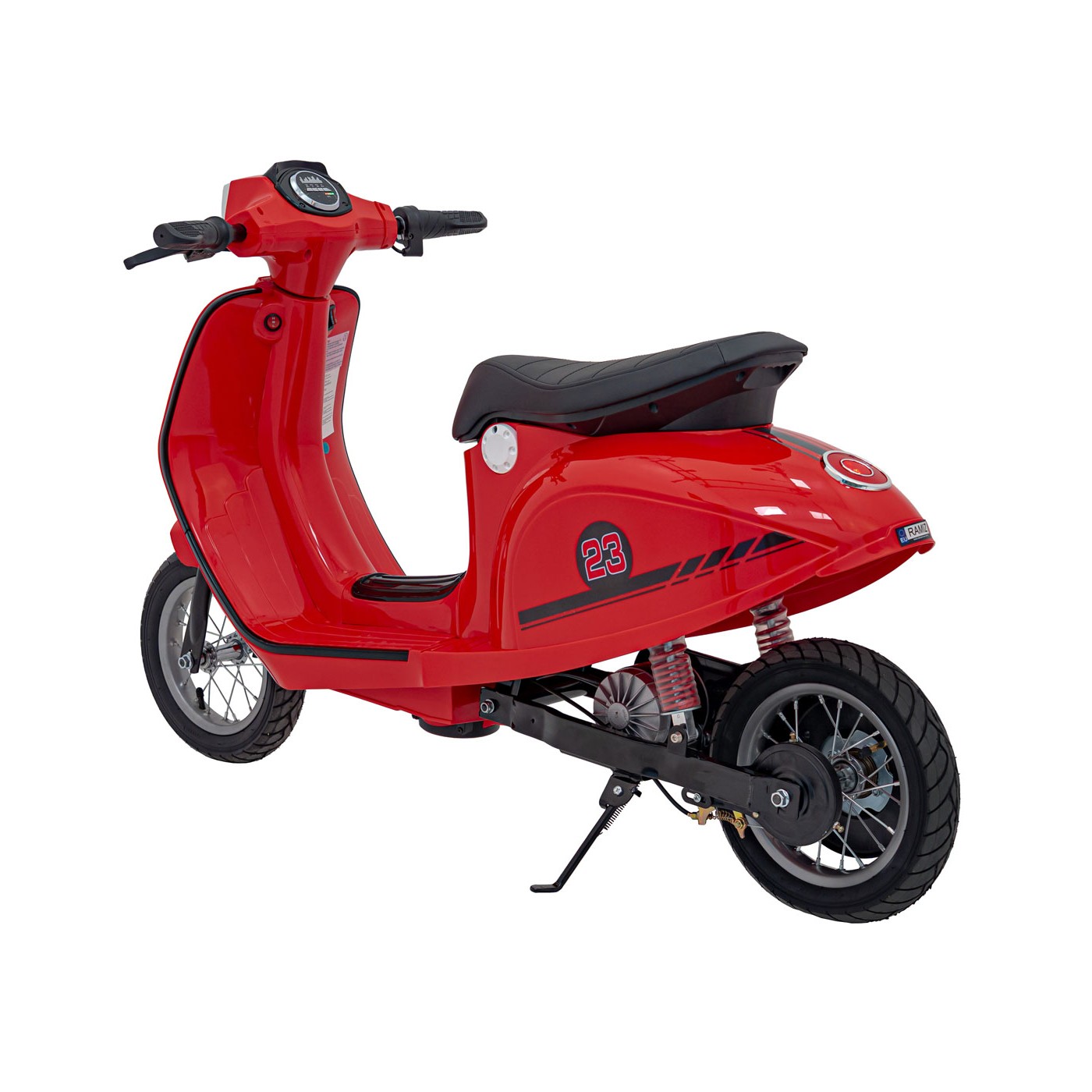 Automobilový skútr Retro 23 červená