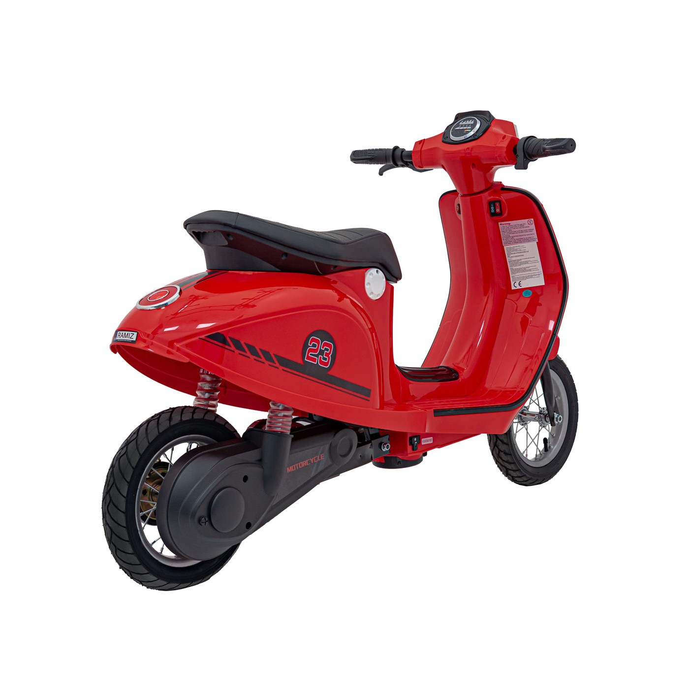 Automobilový skútr Retro 23 červená