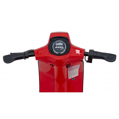 Automobilový skútr Retro 23 červená