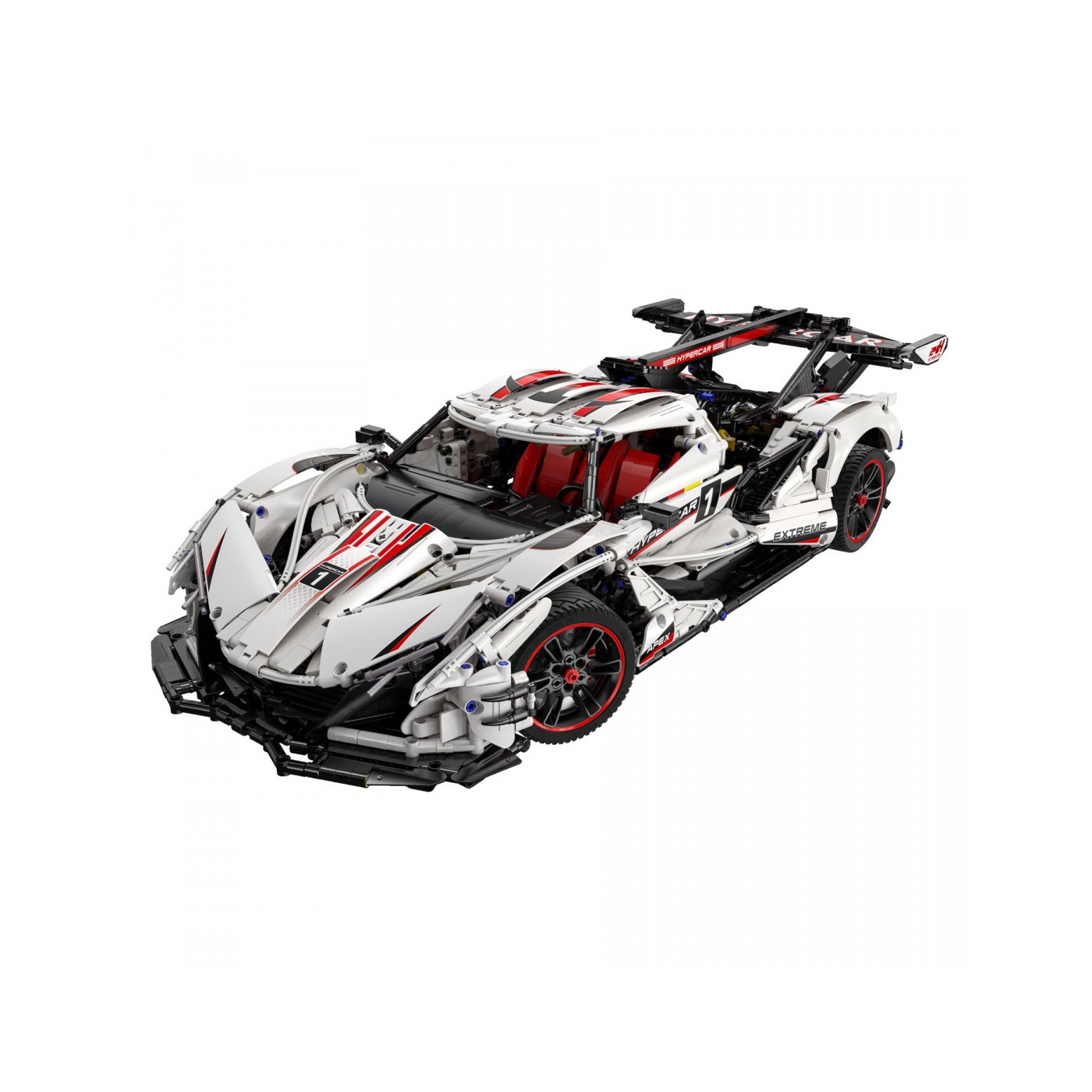 Technické bloky CaDA 4449 el. Dálkově ovládaný V12 Hyperauto Sports auto Master