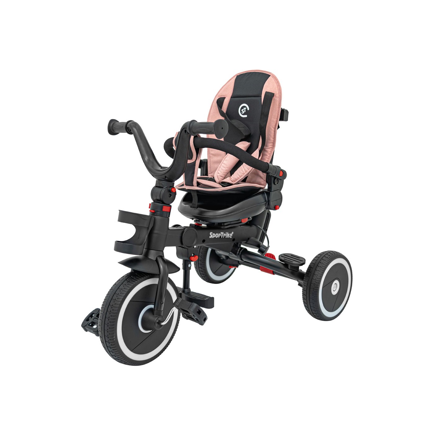 RIDER Růžová tříkolka SPORTRIKE