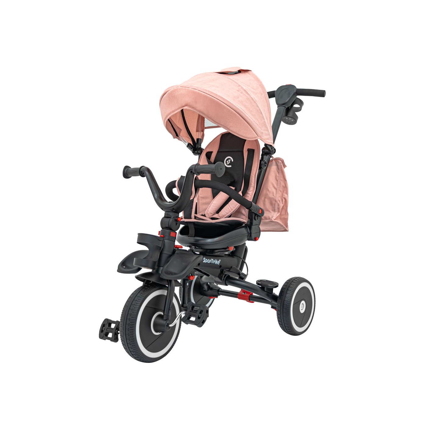 RIDER Růžová tříkolka SPORTRIKE