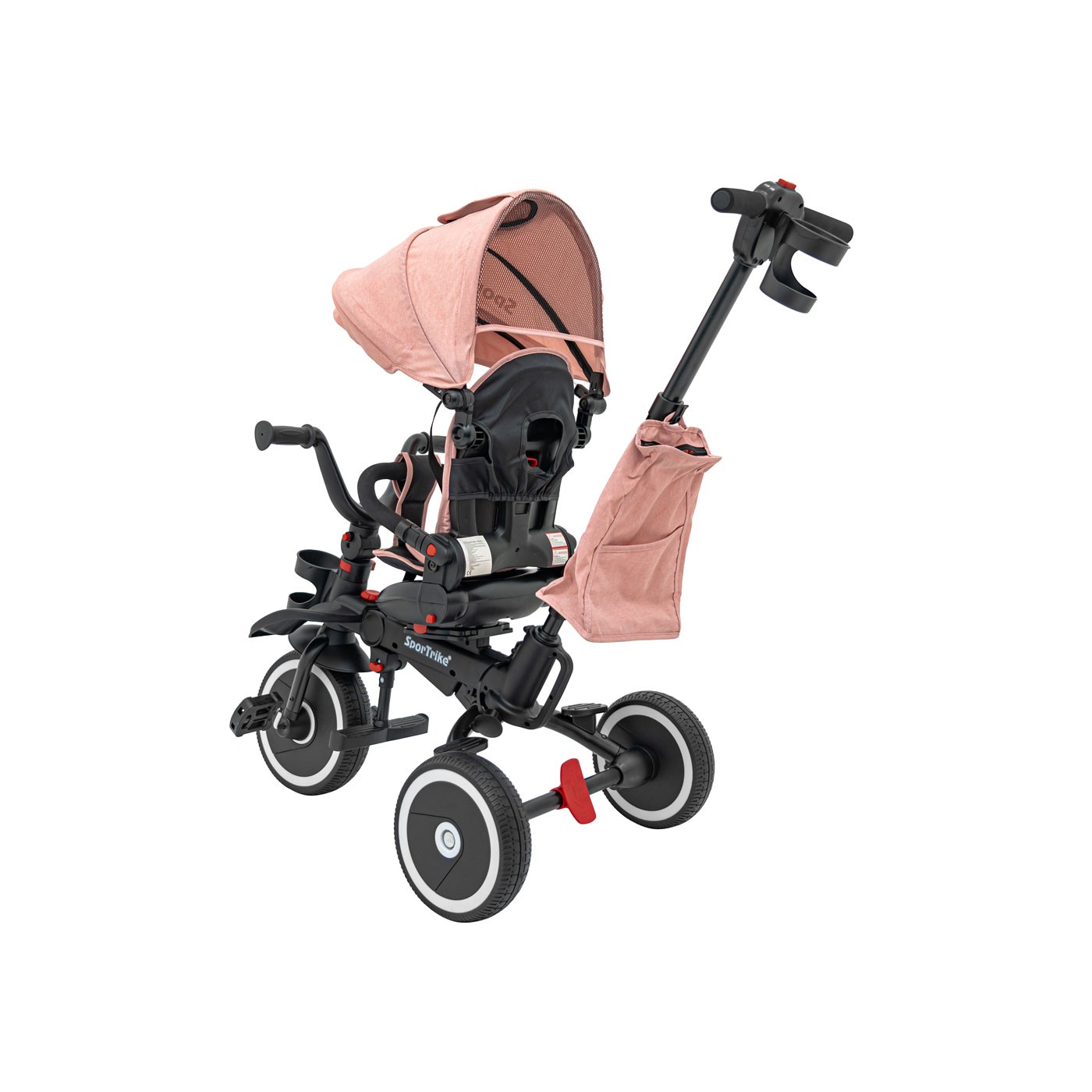 RIDER Růžová tříkolka SPORTRIKE