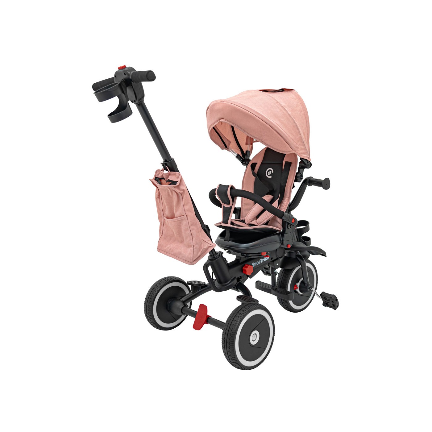 RIDER Růžová tříkolka SPORTRIKE