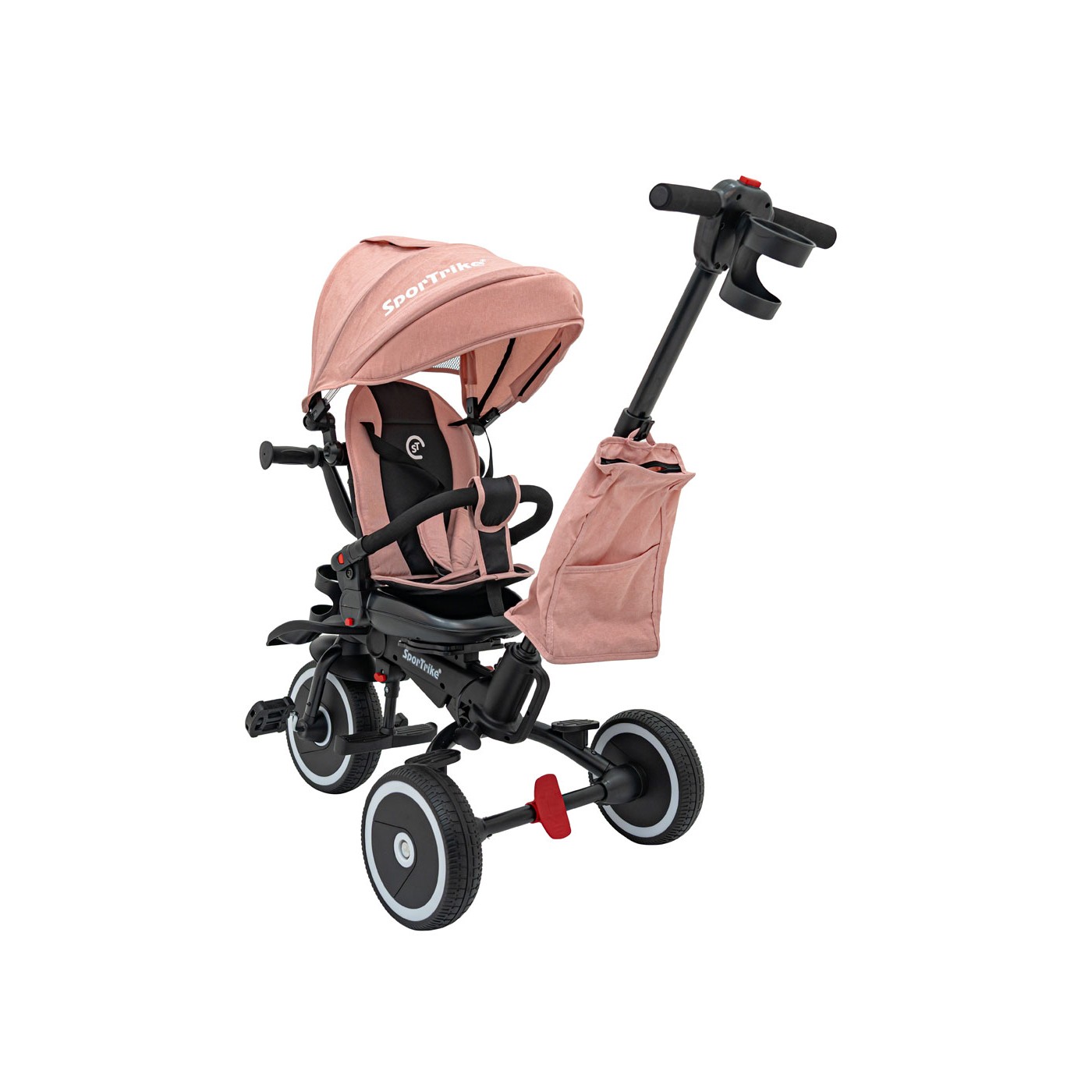 RIDER Růžová tříkolka SPORTRIKE