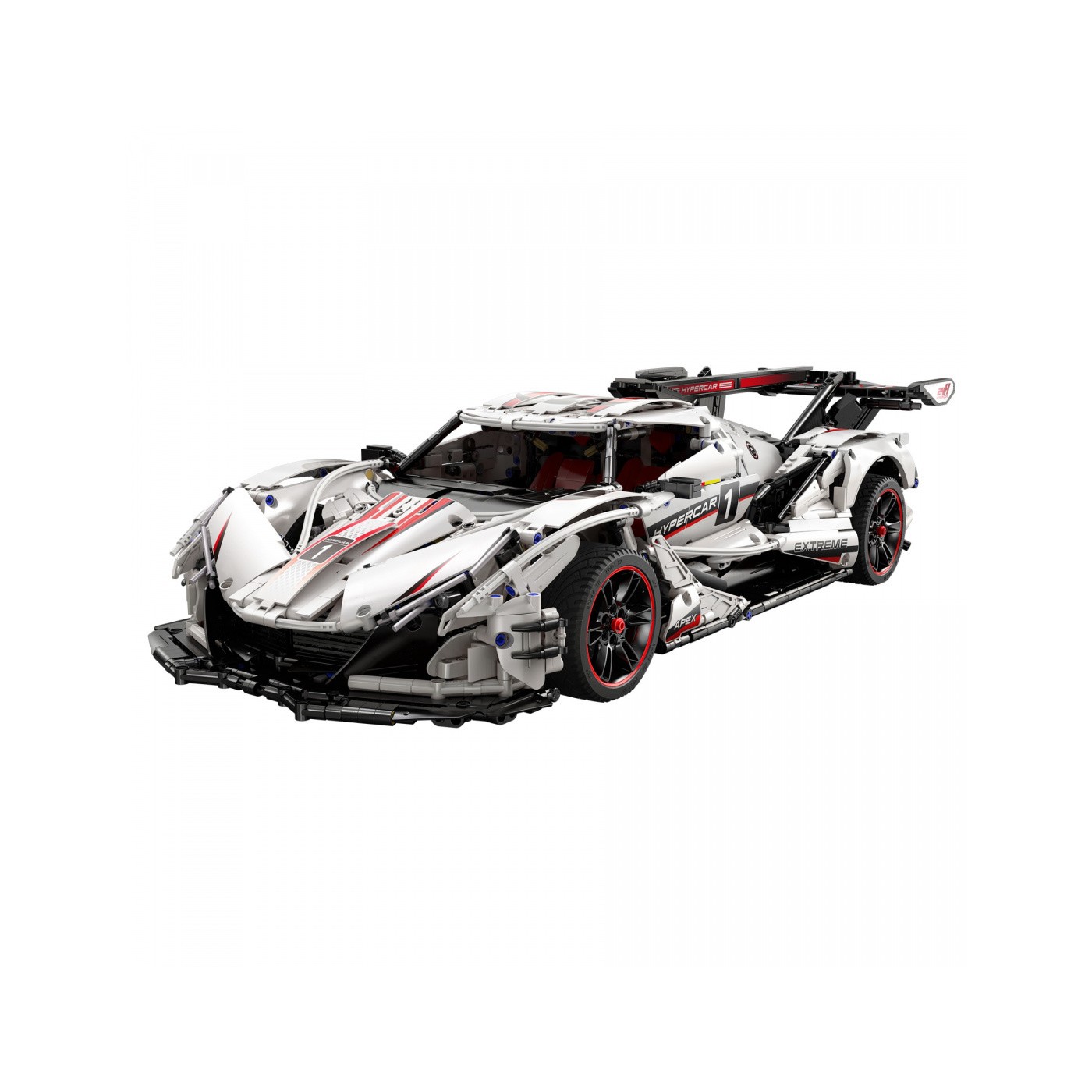 Technické bloky CaDA 4449 el. Dálkově ovládaný V12 Hyperauto Sports auto Master