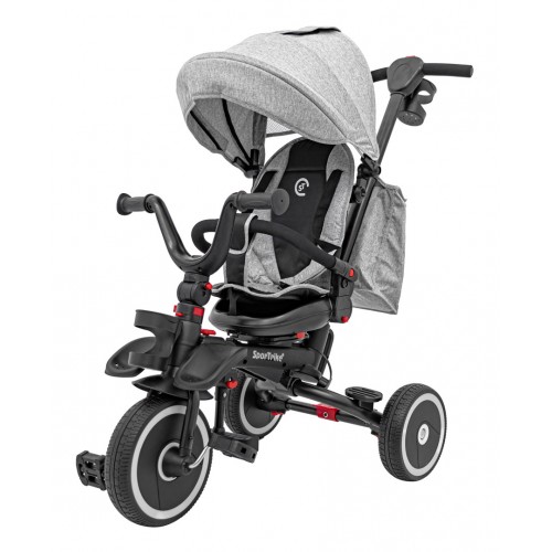 RIDER Šedá SPORTRIKE Tříkolka