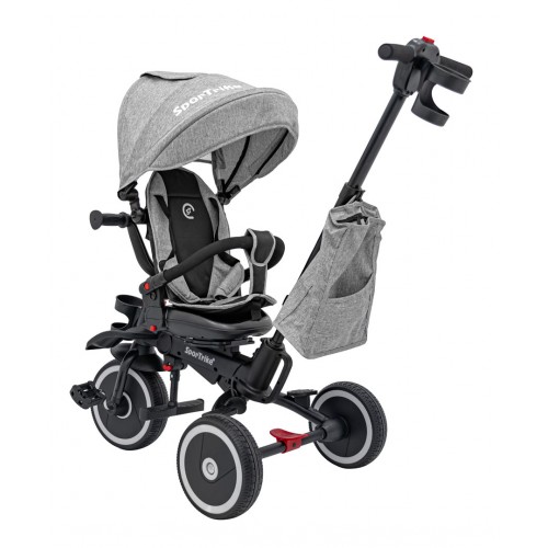 RIDER Šedá SPORTRIKE Tříkolka