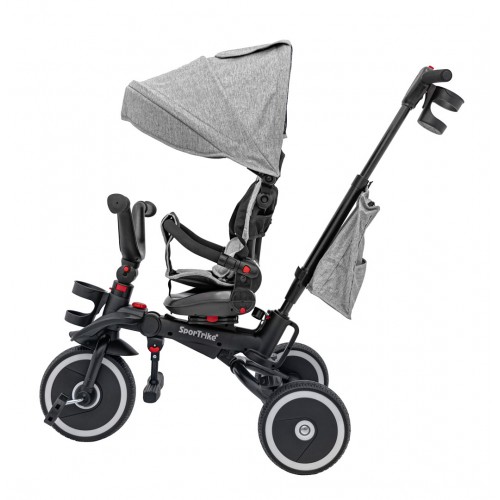 RIDER Šedá SPORTRIKE Tříkolka