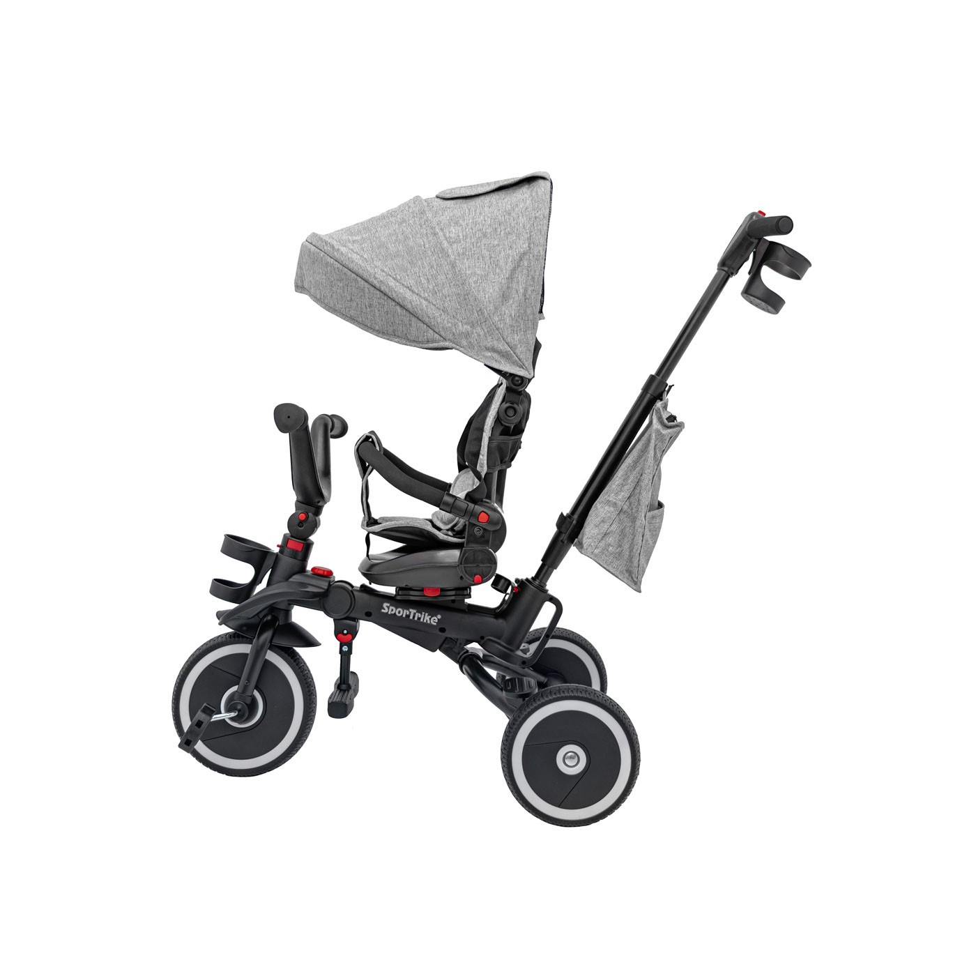 RIDER Šedá SPORTRIKE Tříkolka