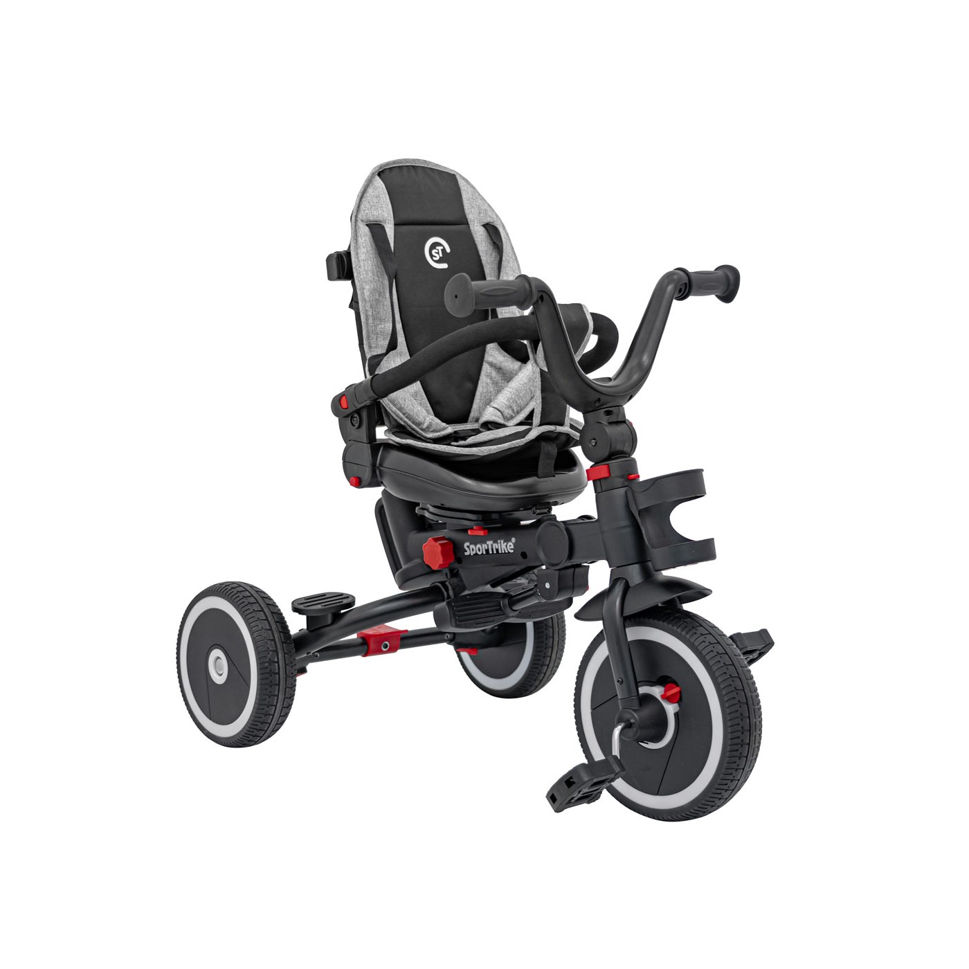 RIDER Šedá SPORTRIKE Tříkolka