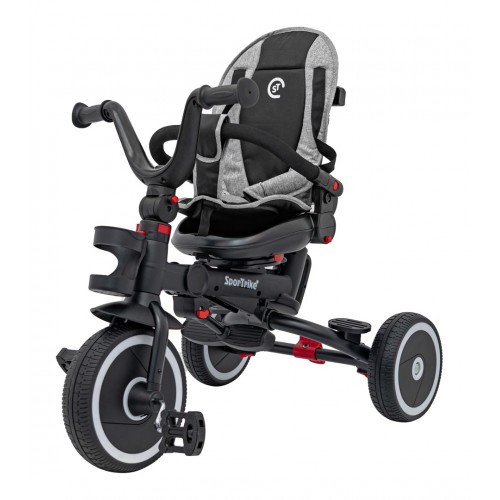 RIDER Šedá SPORTRIKE Tříkolka