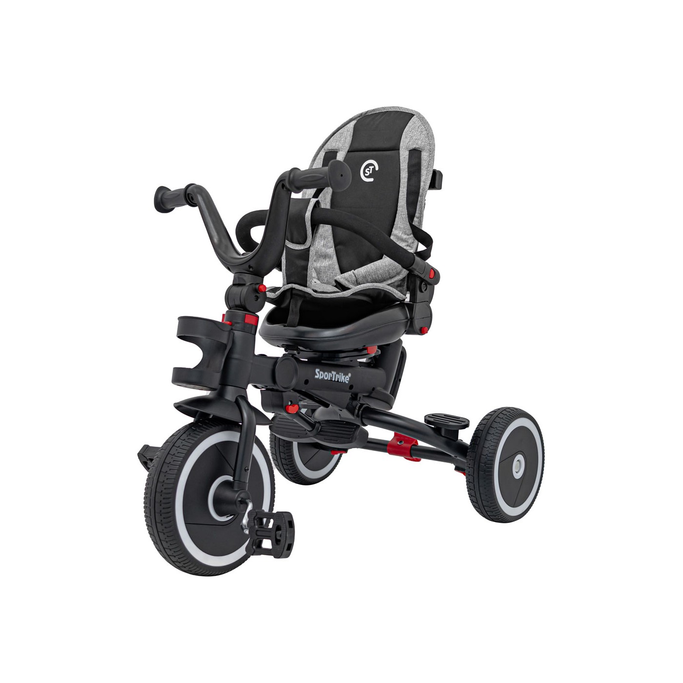 RIDER Šedá SPORTRIKE Tříkolka
