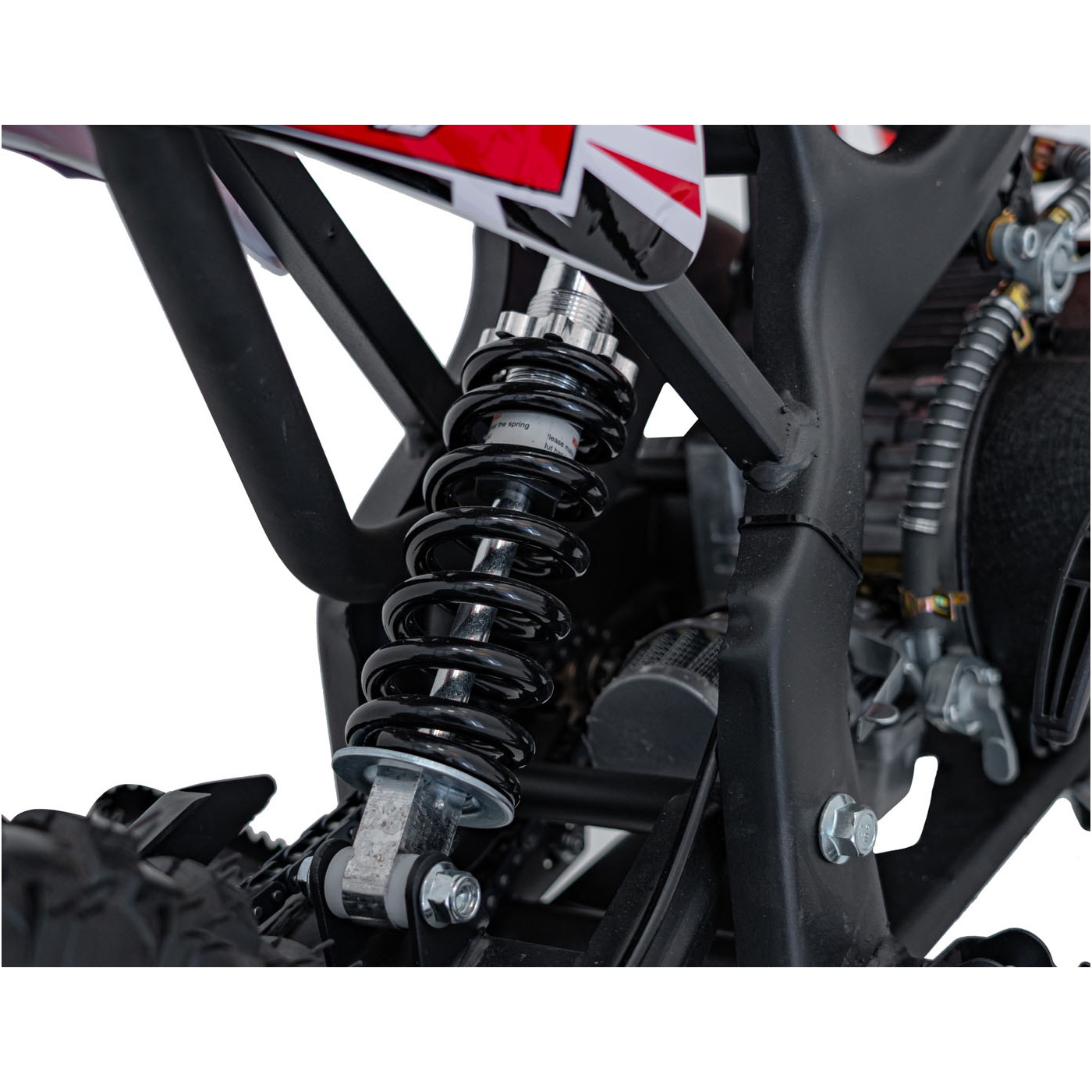 Spalovací motor vozidla 49CC STORM červený