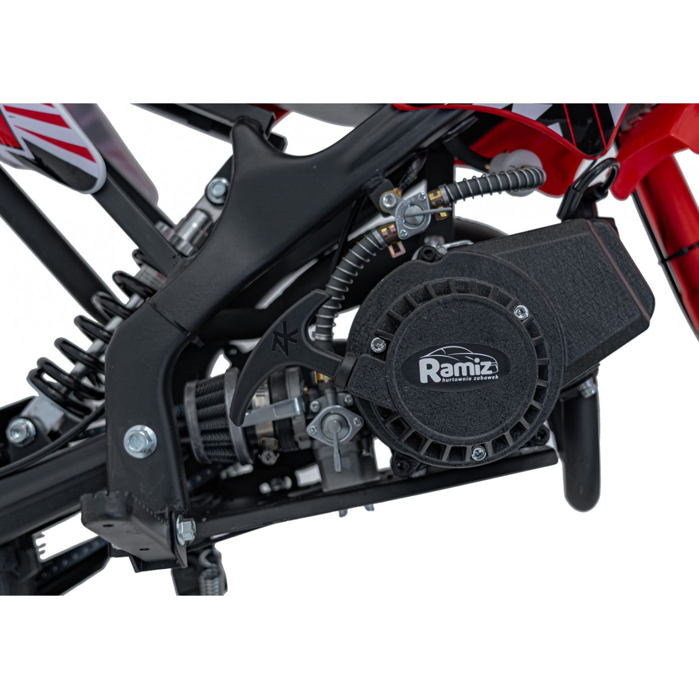 Spalovací motor vozidla 49CC STORM červený