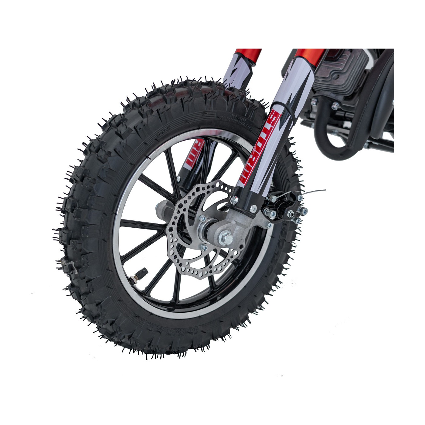 Spalovací motor vozidla 49CC STORM červený