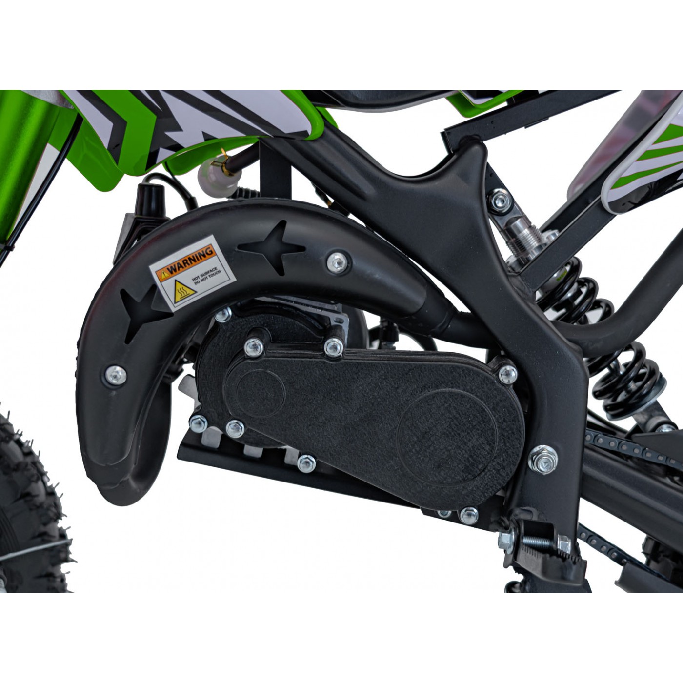 Motor s vnitřním spalováním vozidla 49cc Storm Green