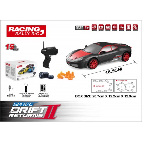 Drift Car 1:24 + příslušenství