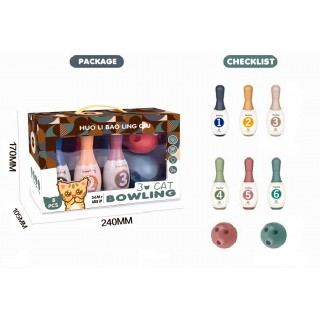 Bowlingová sada čísel + koulí