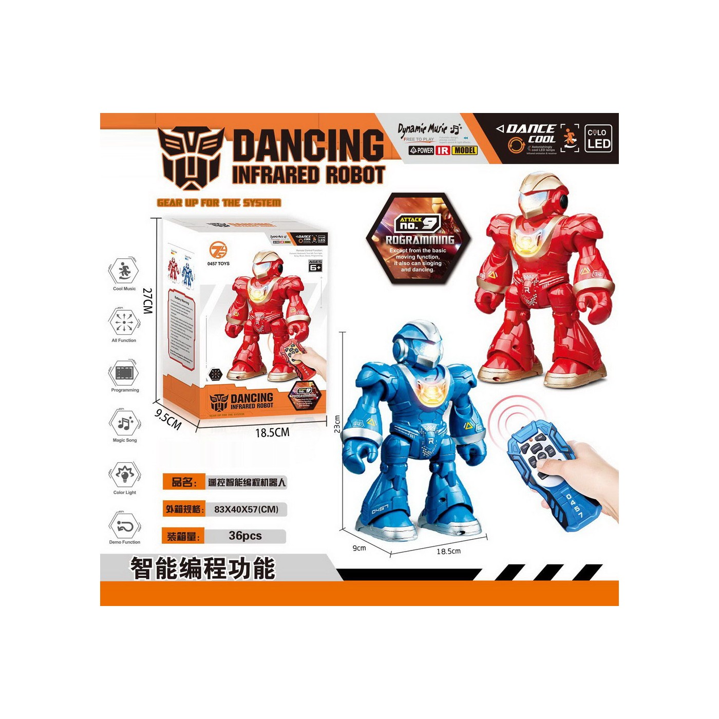 MEGA Robot RR s dálkovým ovládáním