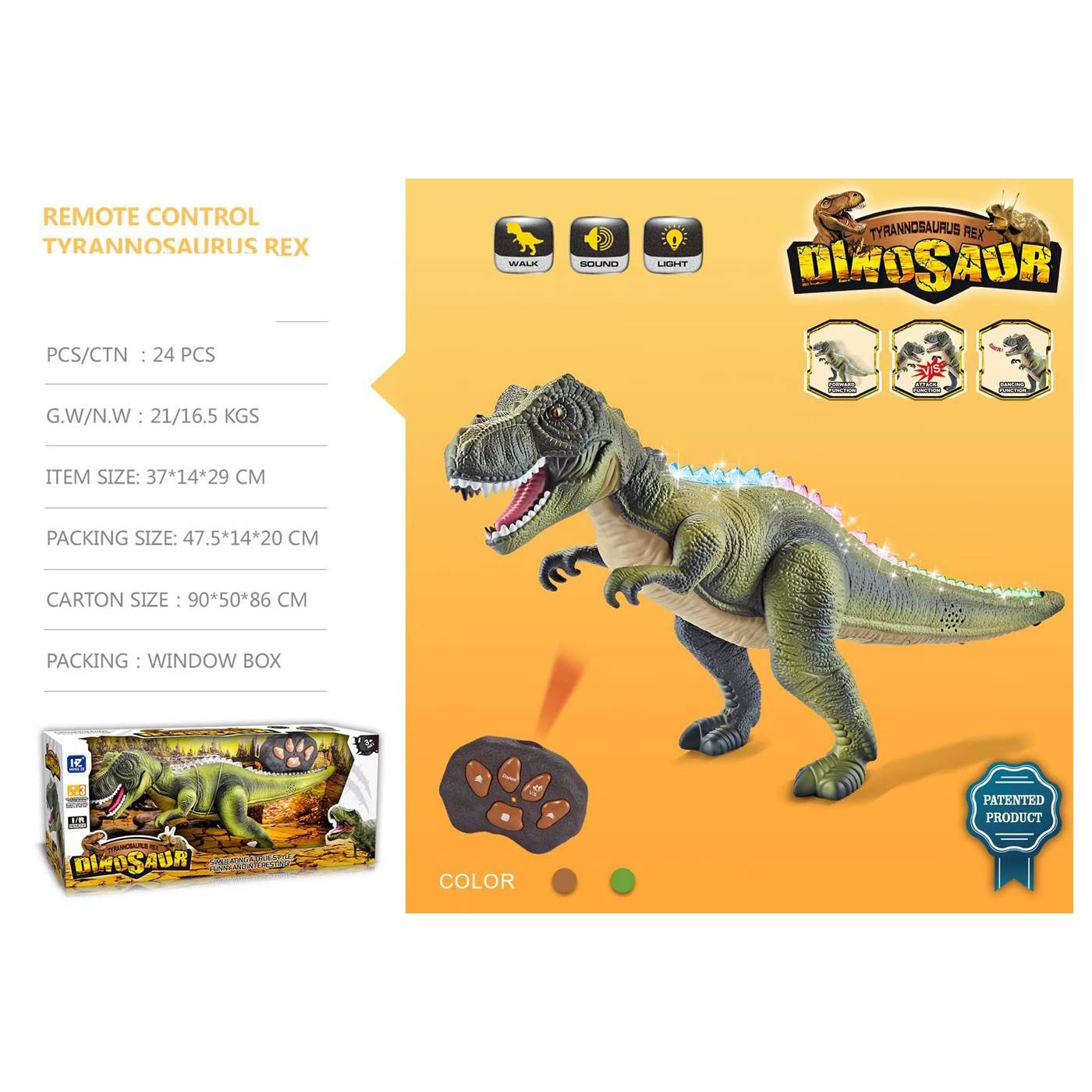 Dinosaurus Tyrannosaurus s pilotem