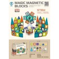 Magnetické bloky sada 155 kusů