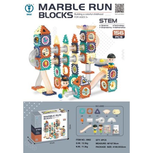 Magnetické bloky sada 156 kusů