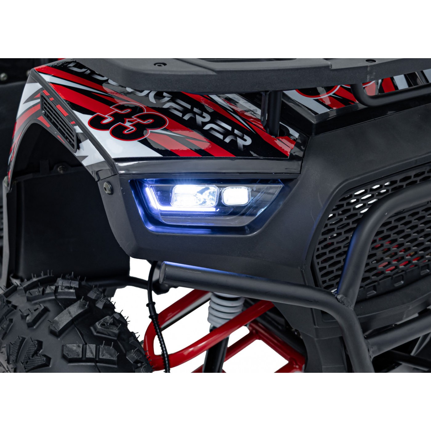 Vozidlo Quad Combustion 125CC DISCOVERER Red