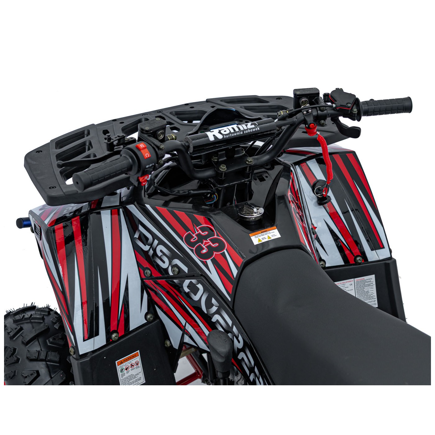 Vozidlo Quad Combustion 125CC DISCOVERER Red