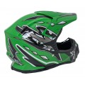 Enduro motocyklová přilba Green S