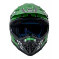 Enduro motocyklová přilba Green M