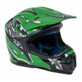 Enduro motocyklová přilba Green M