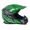 Enduro motocyklová přilba Green M