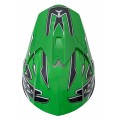 Enduro motocyklová přilba Green M
