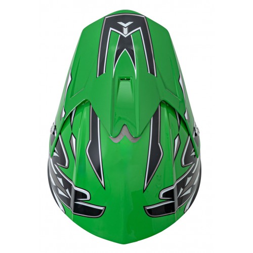 Enduro motocyklová přilba Green M