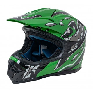 Enduro motocyklová přilba Green L