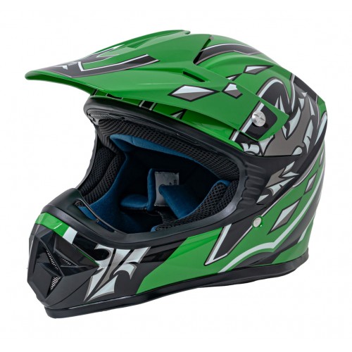 Enduro motocyklová přilba Green L