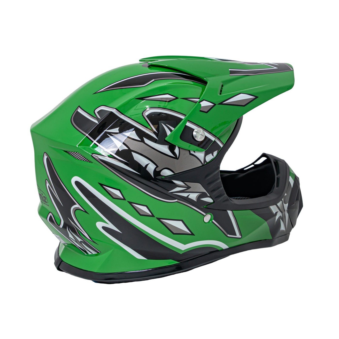 Enduro motocyklová přilba Green L