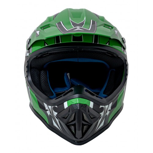 Enduro motocyklová přilba Green L