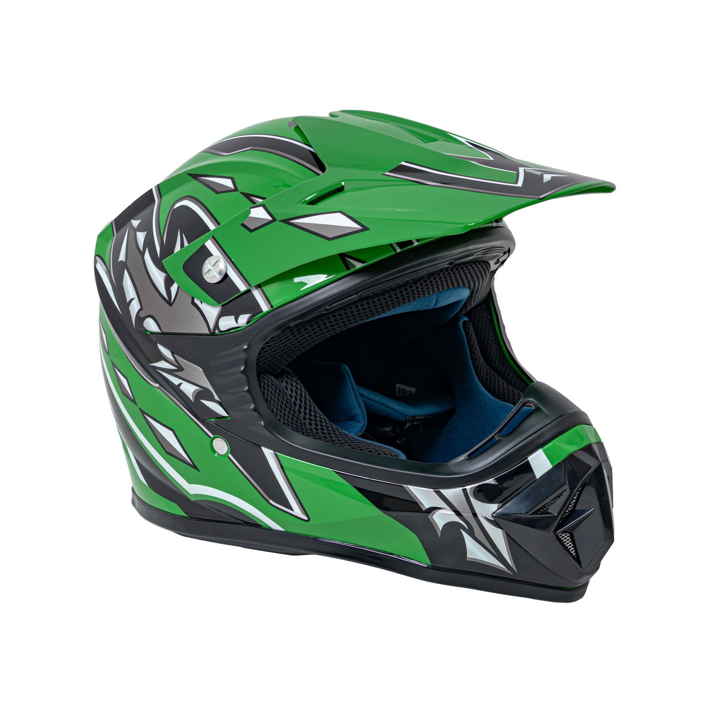 Enduro motocyklová přilba Green L