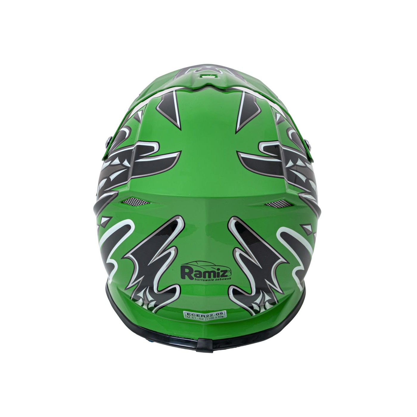 Enduro motocyklová přilba Green L