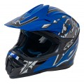 Moto přilba Enduro Blue S